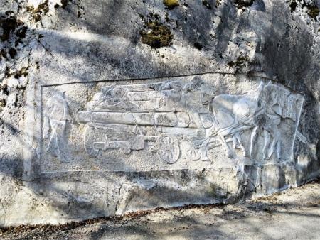 Relief konjske vprege v Beli 1